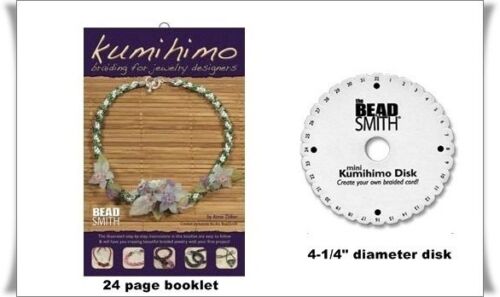 Kumihimo Braiding For Jewelry Designers Book Anne Dilker Plus Mini Disc 4-1/2"